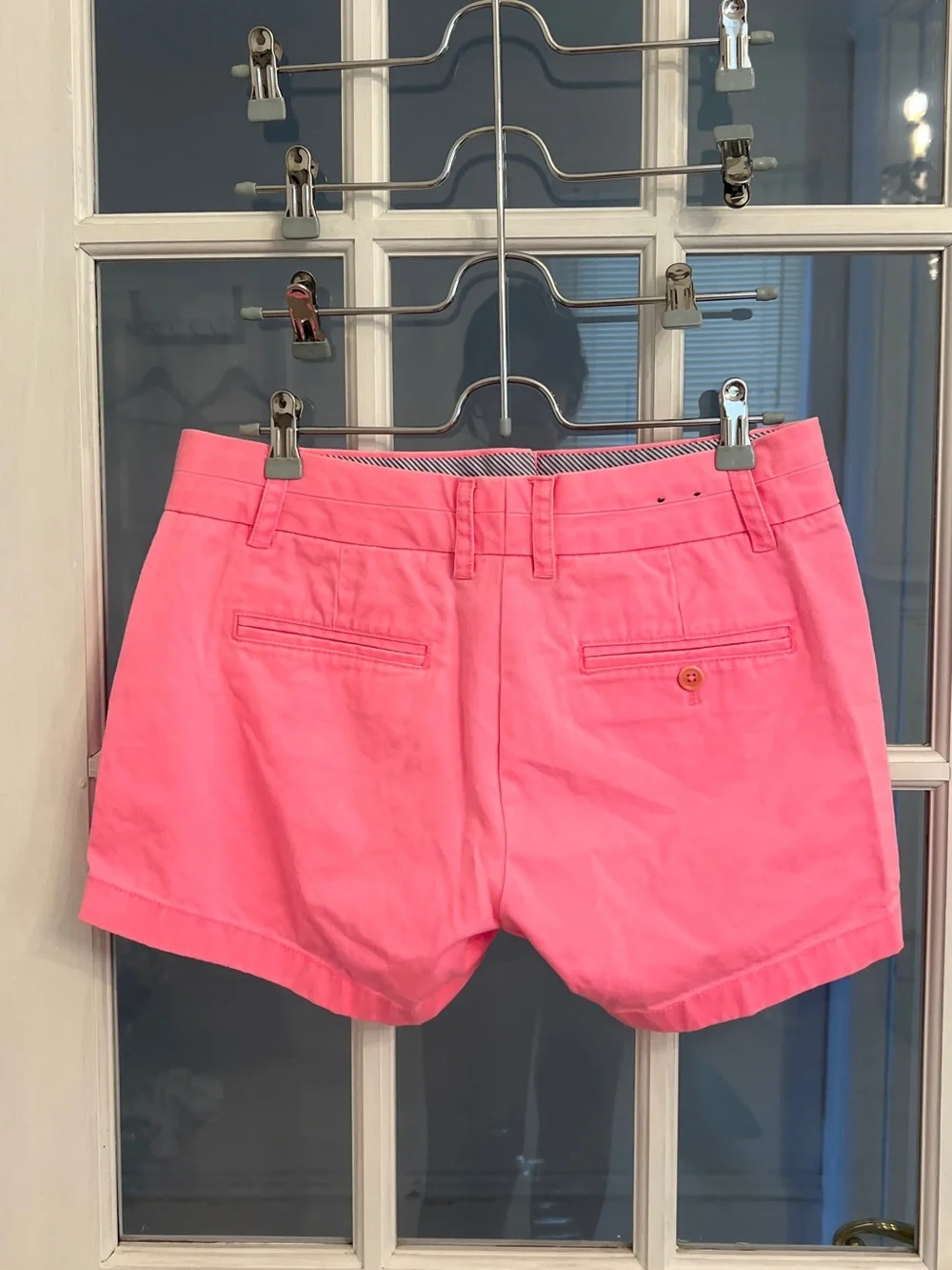 J. CREW Women's Bright Pink Chino Shorts Size 6
